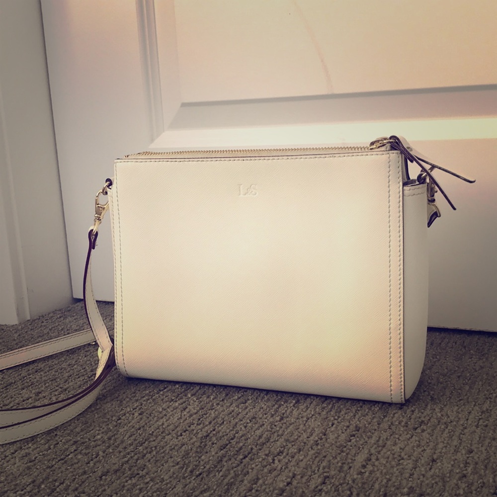 Lo & Sons Pearl Saffiano Crossbody Bag